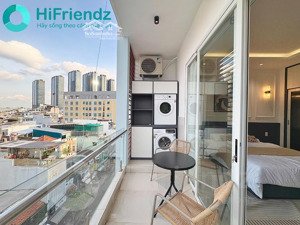 chdv 1 phòng ngủ, đầy đủ nội thất, tiện nghi - gần quận 1, quận 2 - ban công lớn, có máy giặt riêng