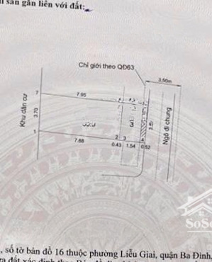 nhà đất 38m² hoàng hoa thám, ngõ nông, trước nhà thoáng sáng