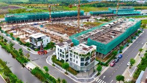 nhà phố kđt la home, 6x15m, 3 lầu. trả trước 10%, hỗ trợ bank 70%. ck nhận tiền mặt đến 9%