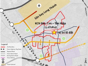 đất ngay sát sân bay long thành