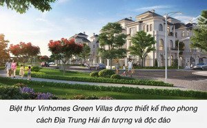 bán biệt thự tại vinhomes green villas, 63,6 tỷ, 273m2, nam từ liêm, hà nội