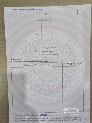 siêu phẩm cách biển 100m, mặt tiền 6m đường rộng 10m, thuộc khu tái định cư sổ hồng