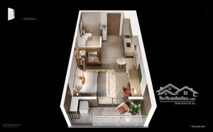 hot: studio masterise lakeside cao cấp giá siêu tốt, hướng mát, view biệt thự sân thể thao vin ocp1