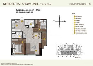 chính chủ bán căn 57m toà the glorian by silk nguyên hồng - nhỉnh 8ty