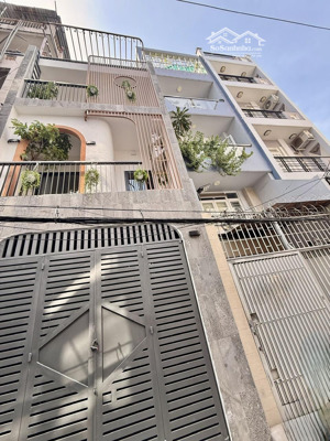 nhà 4x11m, 5pn sổ vuông a4, hẻm oto ngay nguyễn xí, ung văn khiêm, cv tầm vu