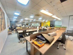 cho thuê sàn văn phòng 350m2 sẵn nội thất tại duy tân - cầu giấy giá chỉ 250k/m2/th