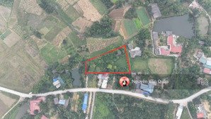 cắt lỗ! 4.85 tỷ, đất 2 mặt tiền, 2.540m² 400m² thổ cư bám đường 40m sát suối + có ao cá sẵn