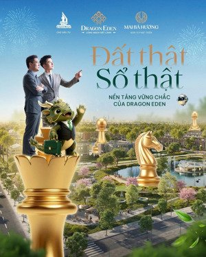 đất nền dragon eden 26tr/m2-sổ đỏ sẵn - liền kề tp.hcm. đón đầu liên kết võ văn kiệt-vành đai 3,4