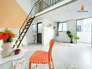 căn hộ mới xây ngay đại học văn lang - 5p đi bộ - phòng ban công gác cao không đụng đầu