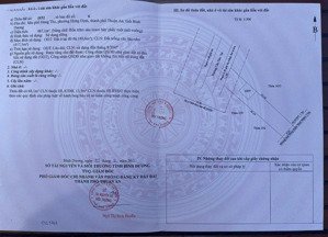 bán lô đất mặt tiền khu vip toàn biệt thự thuận an, bình dương.