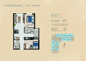 chính chủ cần bán căn the gió riverside 65m2 view sông ngọc giá 2.950 tỷ all in. lh 