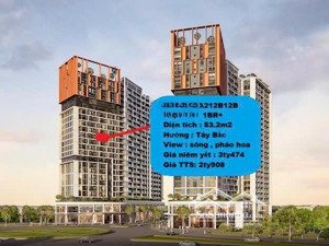 siêu hot! căn 1br+ dự án cora tower thuộc giỏ hàng vip của cđt sun, view pháo hoa, sở hữu với 700tr