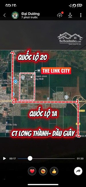 hot! đất nền trung tâm hành chính dầu giây 5mx20m- sổ hồng riêng-trả trước 600 triệu- sở hữu ngay