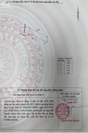 DA98 Bán đất mặt tiền kinh doanh đường Bà Đề gần chợ Diên An