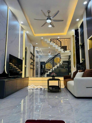 hẻm xe hơi thông 1 trục phan huy ích cống lở - 4 tầng - dt 4mx17m - siêu phẩm nhà mới vô ở ngay