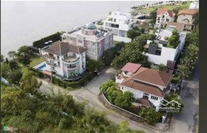 bán biệt thự view sông đường nguyễn văn hưởng, quận 2. 15mx30m.kvsd: 600m2. xd: 5 tầng. 220triệu/m2