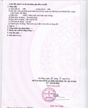 bán lô đất mt 5m5 khu bộ đội trinh sát