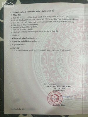 Bán đất Núi Đối - Kiến Thụy - Hải Phòng