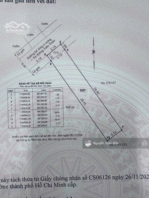 chính chủ gửi bán mặt tiền đường lô b - vườn thơm 150mv thổ cư, giá giảm còn 2,25ty. lh 