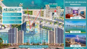 cực hot! peninsula còn 1 căn 2pn trực diện sông hàn đơn giá 69tr/m2