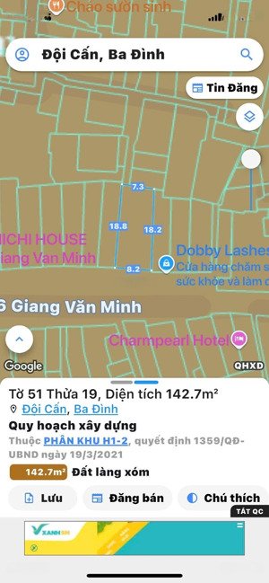 bán nhà phố giang văn minh- trung tâm ba đình gpxd 10 tầng xây văn phòng,k/s 142m2 8mmt.