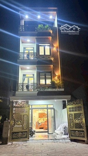 chủ gửi bán nhà mới hoàn thiện cực đẹp! nhà 1 trệt 3 lầu + sổ hoàn công đặc biệt tặng full nội thất