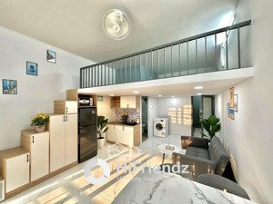 duplex ban công - mới xây full nội thất - ngay quận 1-2 - trung tâm