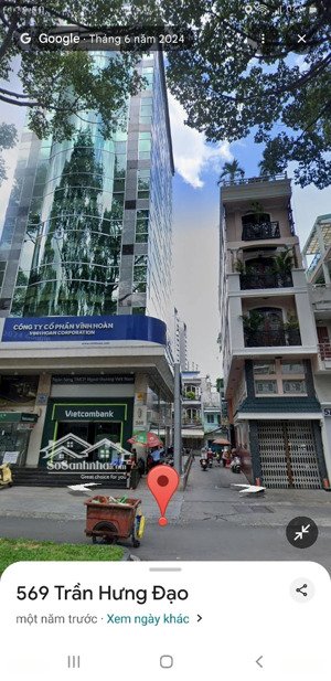 bán nhà góc 2 mặt tiền hẻm ô tô đường trần hưng đạo phường cầu kho