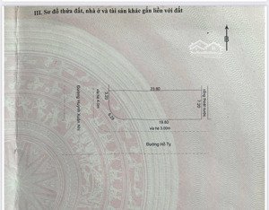 chủ gửi bán lô góc 2mt đường 7.5m huỳnh xuân nhị & hồ tỵ - hoà xuân - 167.9m2 - giá 8.5 tỉ tl