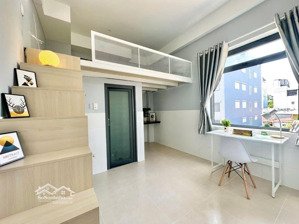 phòng gác lửng full nội thất gần đại học công thương tân phú