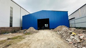 cho thuê 1000m2 nhà xưởng mới keng + sân bãi khu vực an trì, gần đường 5 mới, giá chỉ 36 tr/tháng