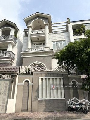 biệt thự view sông đẳng cấp mặt tiền trường sa-2 mặt tiền hầm + 3 lầu khu san francis long