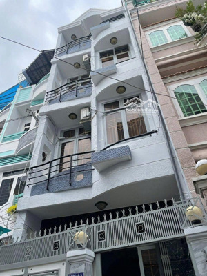 bán nhà hxh 4m lê quang định (3,8x12m) - 4 tầng btct. khu nhà cao tầng, dân trí, an ninh, yên tĩnh.