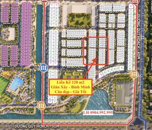 bán nhà liền kề 120m2 giá 18.5 tỷ xây to khu giãn xây bình minh vinhomes đan phượng.lh 
