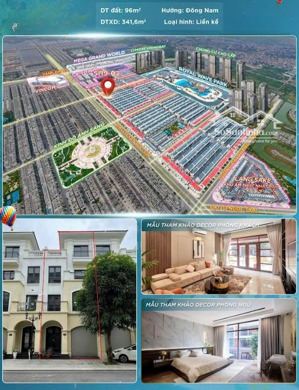 vinhome ocenpark2: nhà phố diện tích đất 96m2, xây dựng 341,6m2, giá chỉ 15.x tỷ