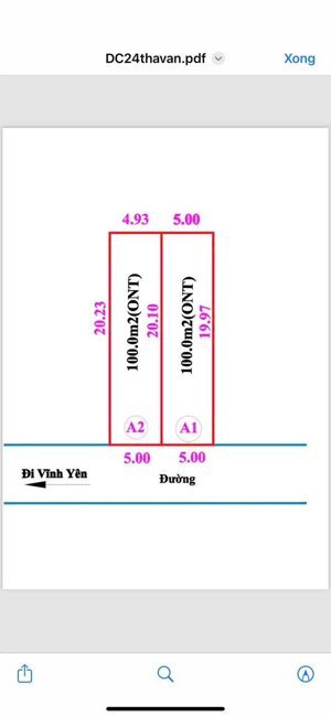 Bán Đất Thôn Mới, Thanh vân, Tam dương, Vĩnh Phúc. Giá chỉ 1.2 tỷ 100m2