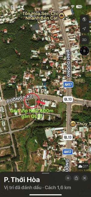 cần bán lô góc 600m mặt tiền đường na2 mỹ phước 4