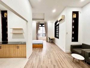 cho thuê căn hộ studio ban công cực chill gần chợ bà chiểu lê văn duyệt quận bình thạnh 