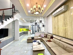 phan văn trị gò vấp - hẻm 7m ô tô ngủ nhà - 4.5 x 15 - 4 tầng - 6.9 tỷ còn tl