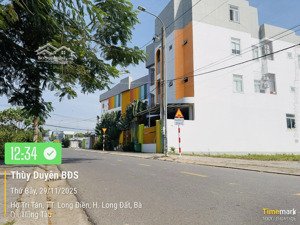 cần bán gấp lô đất 171,5m2 ngay kdc mặt tiền hồ tri tân, đối diện đh dầu khí cách biển 15ph, sổ sẵn