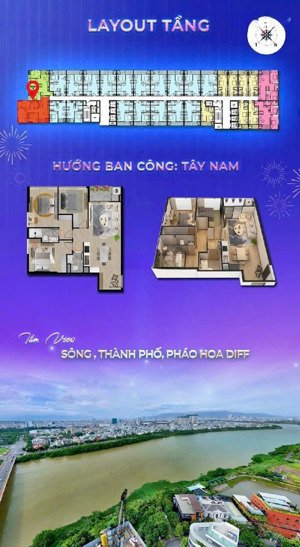 spana tower, nguyễn phước lan, 6,3 tỷ, 91m2 đẹp xuất sắc. giá gốc từ cđt