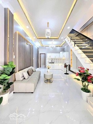 căn góc thoáng 4pn nhà mới 100% hẻm 4m huỳnh tấn phát, gần quận 7, giá 4.45 tỷ