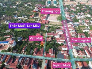 bán đất tại xã lan mẫu, lục nam, bắc giang, 1,1 tỷ, 102m2, chính chủ, giá ưu đãi