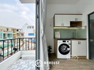 chô thuê căn hộ tân bình 1 phòng ngủ ban công gần công viên lê thị riêng máy giặt riêng