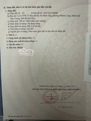 em nguyệt nha trang cần bán nhà đất kđt an bình tân hướng đông bắc, 100m2, 9,1 tỷ