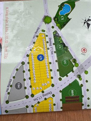 5 lô đẹp nhất hud sơn tây giai đoạn 3 tuyến 1 mặt đường 17,5m view trực diện ao sen cực hiếm