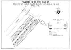bán 3 lô đất liền kề, đường nhựa rộng 12m, giá rẻ nhất an phú đông