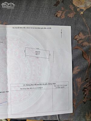 Bán lô đất trục chính kinh doanh gần cầu Tứ Liên và Vinhome Cổ Loa ở Xã Đông Anh mới. Diện tích 61,7m2