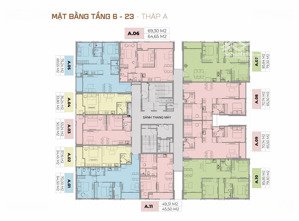 bán căn hộ chung cư tại cara river park, 70,74 m2, 2pn, 2wc, giá tốt