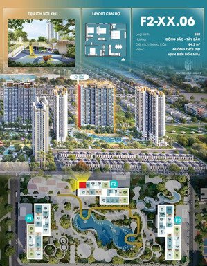 3 ngủ tầng 16 trục căn 06 , masteri ocp3 era land mark, giá gốc ra hàng đợt 1 lock ngay